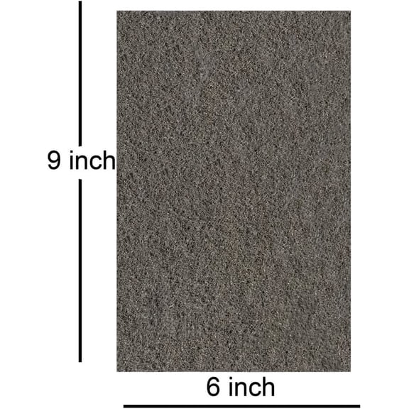 BDIUA-Premium 10 Pack 6" x 9" General Purpose Scuff Pads - Scuffing, Scouring, Sanding, Paint Primer Prep Adhesion Scratch - Surface Preparation Automotive Car Auto Body Woodworking Wood (Grey)