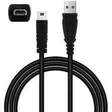 BDIUA-Replacement Olympus USB Data Transfer & Charging Cable Compatible with Stylus, SP, FE, E-Series, C-Series Cameras 8-Pin Mini USB for E-510, SP-800UZ, FE-310, Stylus 1030SW & More