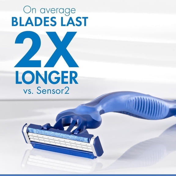 BDIUA-Sensor3 Comfort Men's Disposable Razors, 12 Razors