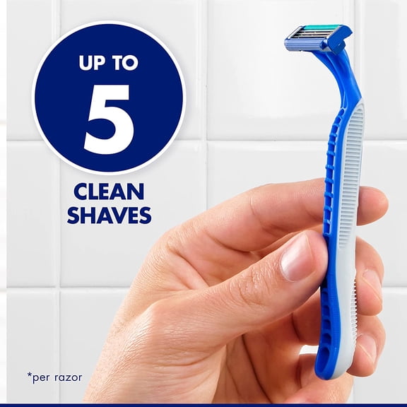 BDIUA-Sensor3 Simple Men's Disposable Razors, 8 Count