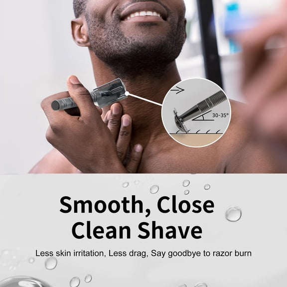 BDIUA-Shiny Gun Black Safety Razor, Single Blade Razors for Men | Reusable Metal Razor, with 10 Platinum Coated Double Edge Blades, Smooth & Close & Comfort Shave, Eco-Friendly, Plastic Free
