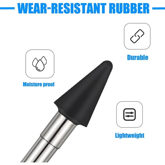 BDIUA-Slim Pen 2 Tips (2 Pack) Replacement fits for Surface Slim Pen 2, Real-Time Sensitivity Replacement nibs fits for Surface Pro 8/Surface Pro X/Surface Laptop Studio/Surface Duo 2 Table Pen