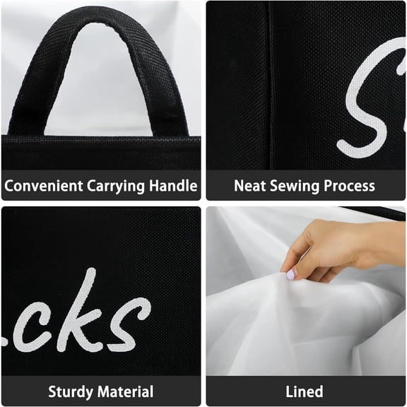 BDIUA-Snack Bin for Pantry - Snack Basket Organizer for Countertop - Imitation Linen Snack Storage Containers for Storing Chips, Pretzels, Cookies, Popcorn and more - Kitchen Organization