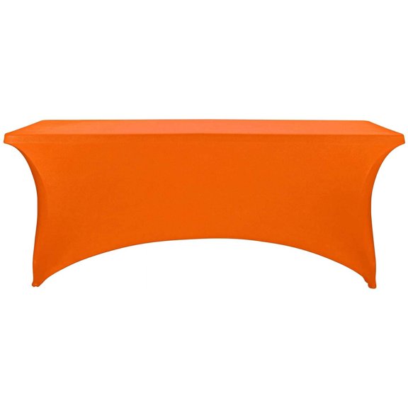 BDIUA-Spandex Fitted Stretch Table Cover for 6 ft or 4ft or 8ft Folding Table, Rectangular Cocktail Tablecloth, Perfect for Party or Banquet