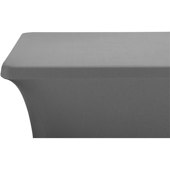 BDIUA-Spandex Fitted Stretch Table Cover for 6 ft or 4ft or 8ft Folding Table, Rectangular Cocktail Tablecloth, Perfect for Party or Banquet