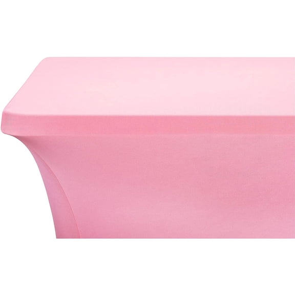 BDIUA-Spandex Fitted Stretch Table Cover for 6 ft or 4ft or 8ft Folding Table, Rectangular Cocktail Tablecloth, Perfect for Party or Banquet