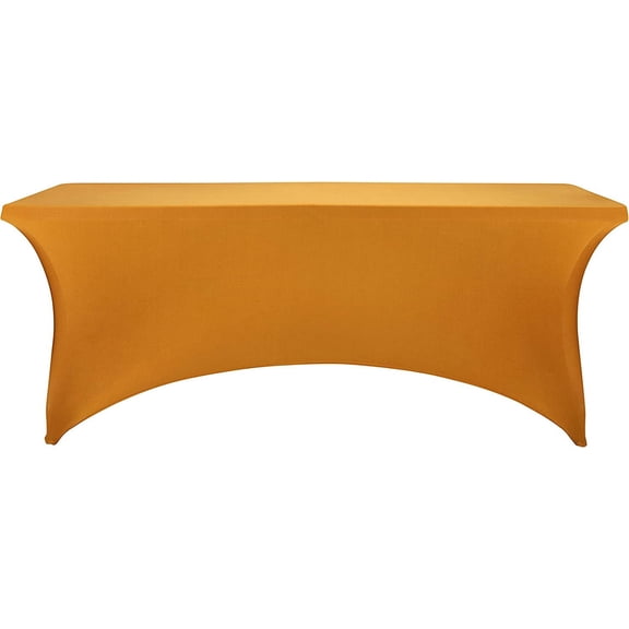 BDIUA-Spandex Fitted Stretch Table Cover for 6 ft or 4ft or 8ft Folding Table, Rectangular Cocktail Tablecloth, Perfect for Party or Banquet