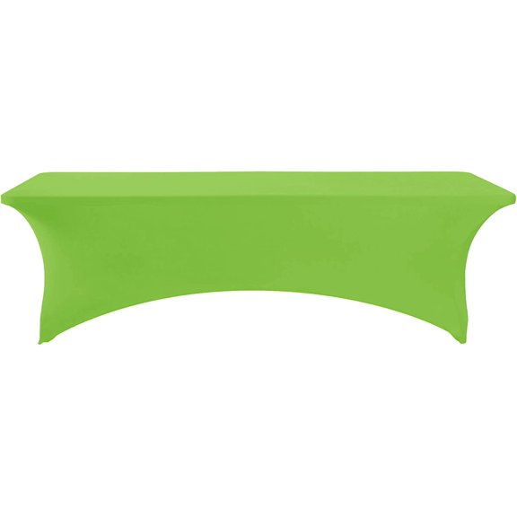BDIUA-Spandex Fitted Stretch Table Cover for 6 ft or 4ft or 8ft Folding Table, Rectangular Cocktail Tablecloth, Perfect for Party or Banquet