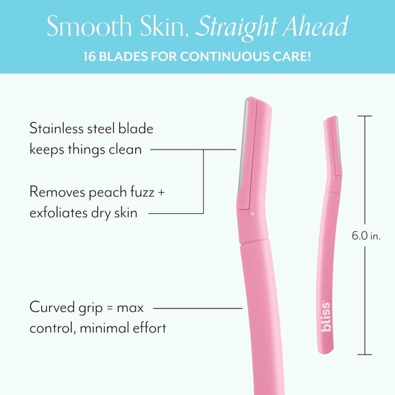 BDIUA-Stainless Steel Disposable Dermaplaning Tools | Facial Exfoliator and Eyebrow Razor to Dermaplane Peach Fuzz - 8 pack