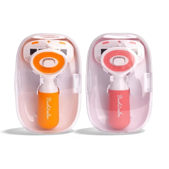 BDIUA-Travel Razor  5 Blade Compact Razor with Flexible Glide Head and Travel Case  Bikini Line, Legs & Underarms