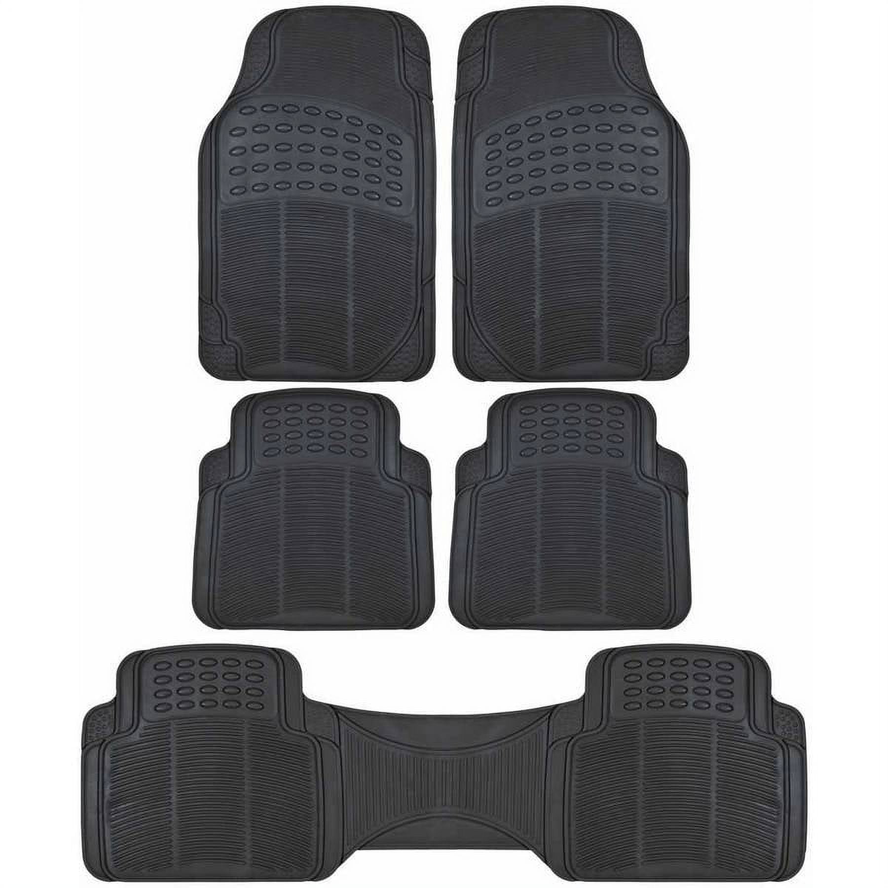 3-Piece All-Season Odorless Heavy Duty Rubber Floor Mat for Cars, Suvs and  Trucks, Black - China Car Mat, Car Floor Mat