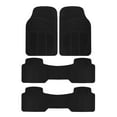 thumbnail image 1 of BDK 3-Row ProLiner Original Heavy Duty 4pc Front & Rear Rubber Floor Mats for Car SUV Van (Fits 3rd Row Vehicles) - All Weather Protection Universal Fit (Black), 1 of 10