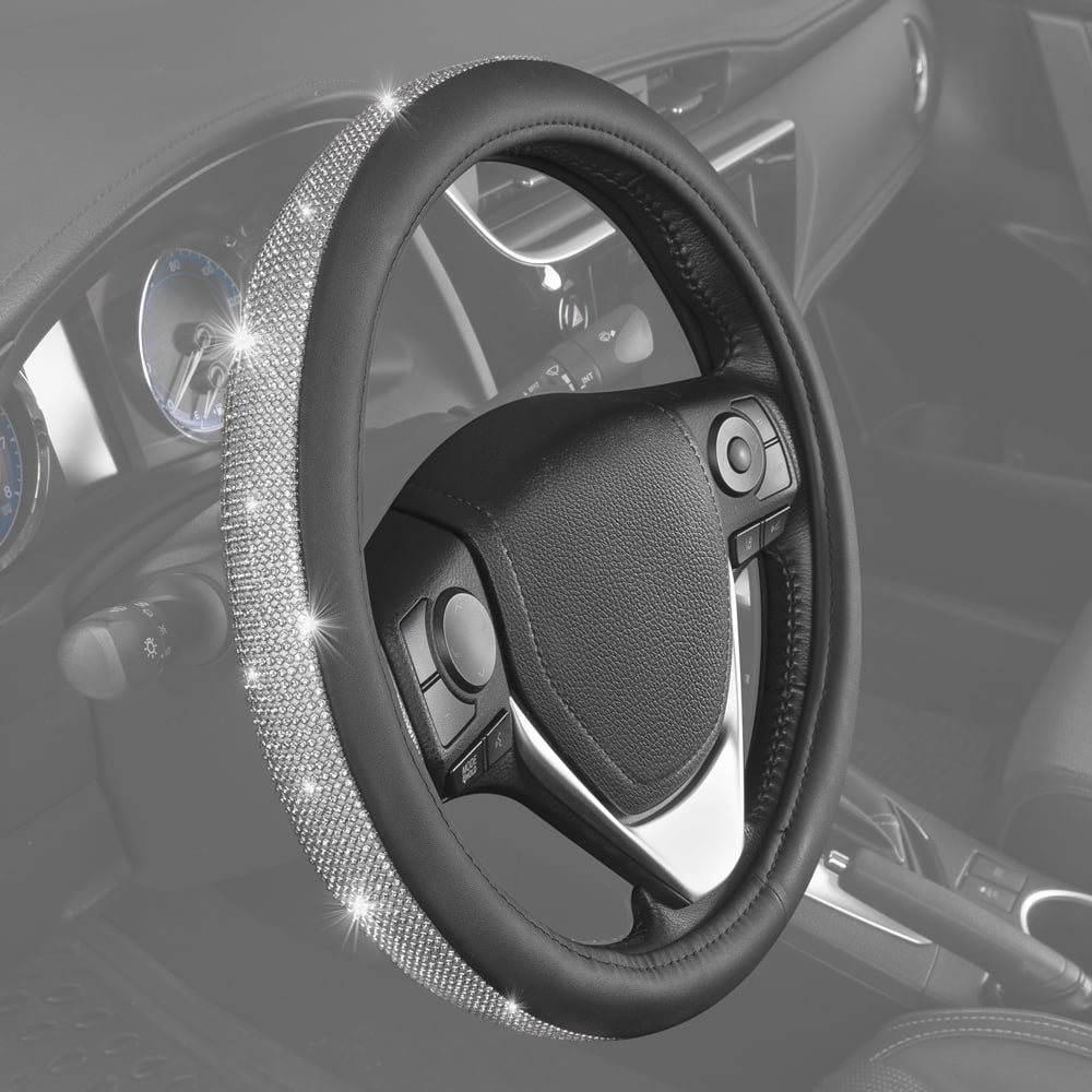 Pink rhinestone steering wheel cover online