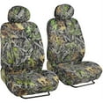 BDK Camo Durable Front Car Seat Covers, Side Airbag and Armrest