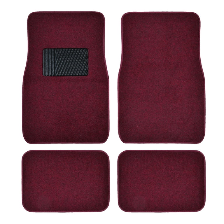 BDK Car Floor Mats 4 Pieces Carpet Protection Universal Fit for Car SUV VA Truck Front Rear Walmart