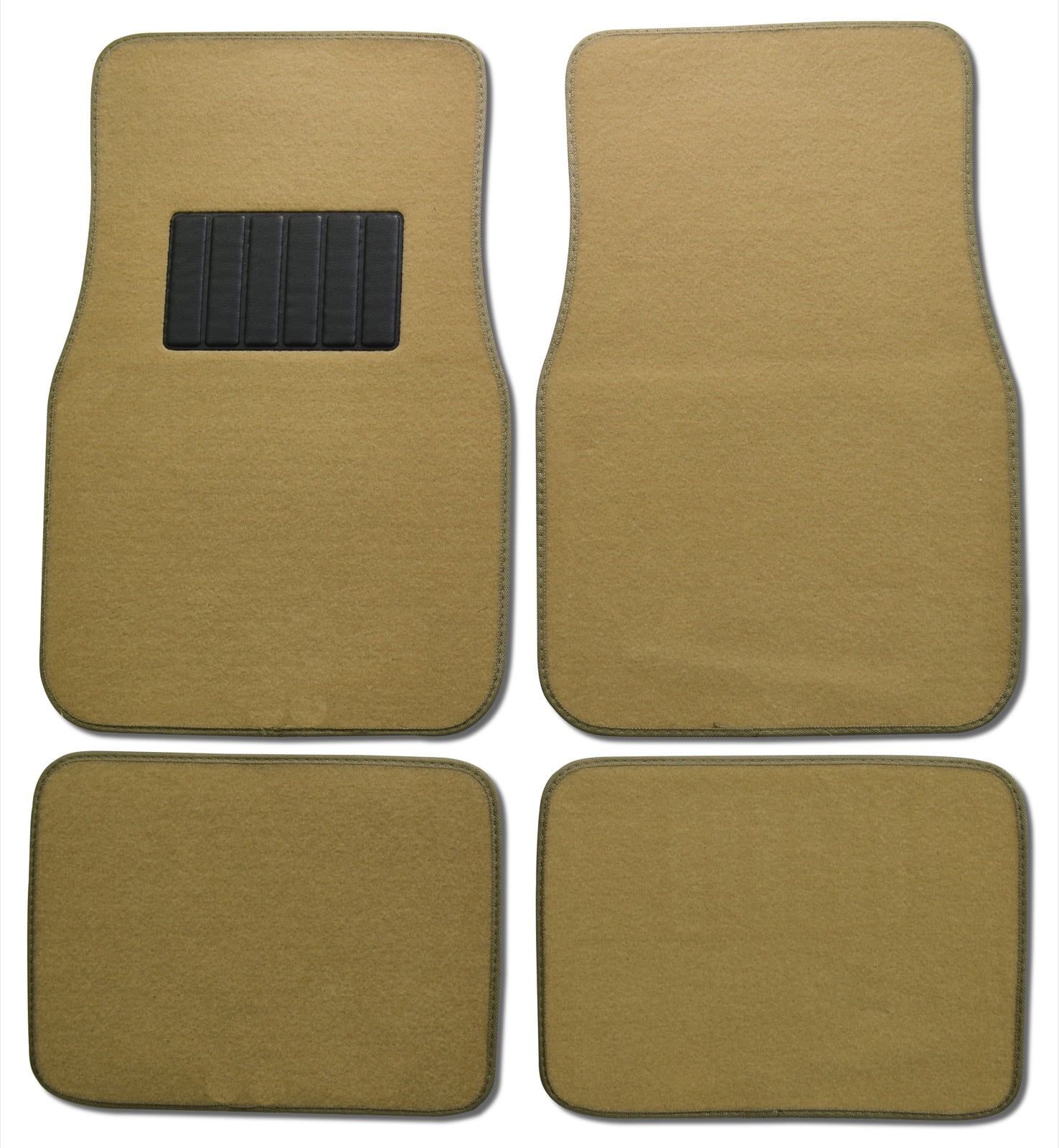 BDK Car Floor Mats 4 Pieces Carpet Protection - Universal Fit for Car, SUV,  VA & Truck, Front & Rear 