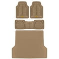 BDK Cat® CAMT1003 (3Piece) Deep Dish Rubber Car Floor Mats with Trunk