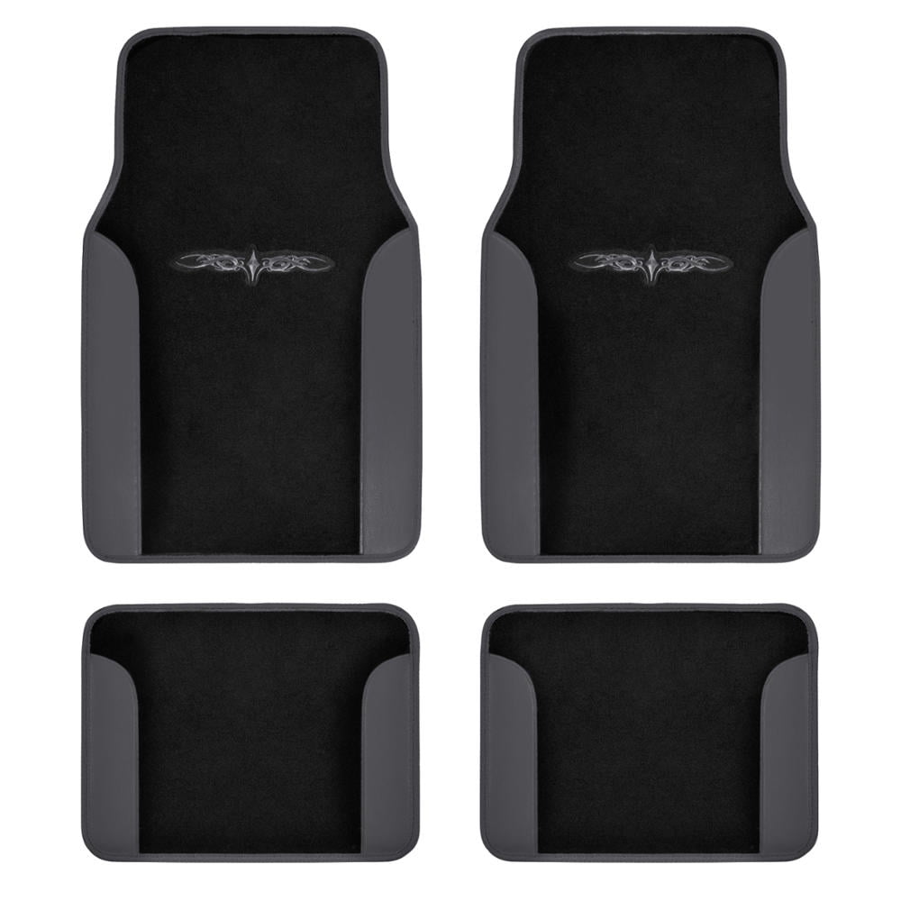 BDK Design Car Floor Mats 4 Pieces Carpet with Unique Design
