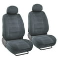 thumbnail image 1 of BDK Encore Car Seat Covers, Dotted Cloth 4 Piece Premium Low Back Seat Covers, 1 of 7