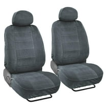 BDK Encore Car Seat Covers, Dotted Cloth 4 Piece Premium Low Back Seat Covers