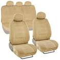 thumbnail image 1 of BDK Encore Dotted Cloth Car Seat Covers, 9pc, Front and Rear Full Set, Low Back, 1 of 7