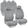 thumbnail image 1 of BDK Encore Dotted Cloth Car Seat Covers, Front and Rear Full Set, Low Back, 9 Pieces, 1 of 7