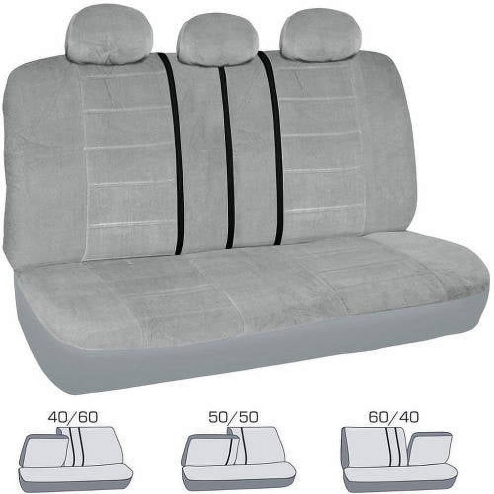 BDK Encore Style Split Bench Car Seat Covers for Rear Seat