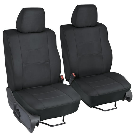 BDK Ford F-150 Black Custom Fit Seat Covers Crew Cab 04-08 Bucket Seat