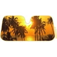 BDK Good Vibes Beach Front Windshield Sun ShadeAccordion Folding