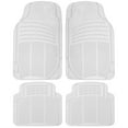 thumbnail image 1 of BDK Heavy Duty 4pc Front & Rear Rubber Floor Mats for Car SUV Van & Truck - All Weather Protection Universal Fit, Clear, 1 of 10