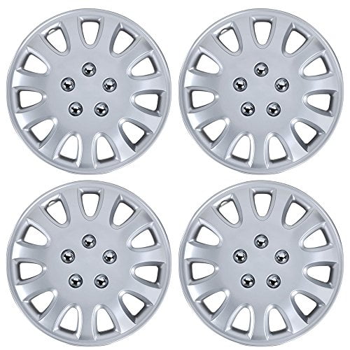 BDK Hubcaps 14 Inch Wheel Protection OEM Replacement, Easy