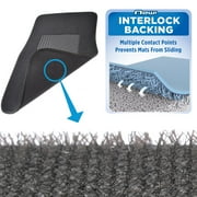 Motor Trend Premium Inter-Lock Backing Carpet Car Floor Mats - Front & Rear, Thick & Durable Auto Protection, Fits Most Cars Truck SUV Coupe Sedan