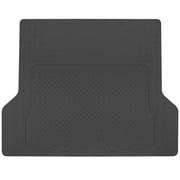 BDK-M785 Heavy Duty Rubber Cargo Floor Mat - All Weather Trunk Protection, Trimmable to Fit & Durable Rubber (Black)
