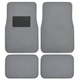 thumbnail image 1 of BDK MT-100-LG Classic Carpet Mats for Car SUV Van and Truck-Universal Fit Front and Rear Floor Protection with Heelpad, Light Gray, 1 of 9