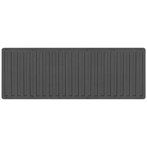 BDK-MT-600A Heavy-Duty Utility Truck Bed Tailgate Mat, 60" x 19.5" – Extra Thick Rubber Cargo Liner for Pickup Trucks with Universal Trim-to-Fit Design - Black