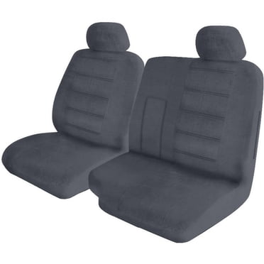 Deck Out Your Ride With This 9-piece Batman Seat Cover Set From BDK. Covers Front And Rear Seats With The Classic Batman Logo. Black And Gray, 100% Licensed Product, Designed In The USA.