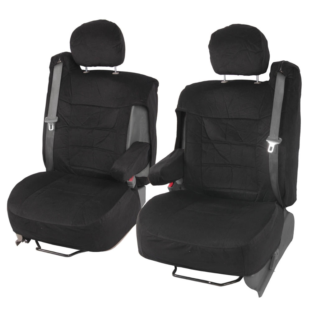 BDK Pickup Truck Seat Covers with Arm Rest and Built in Seat Belt, Encore