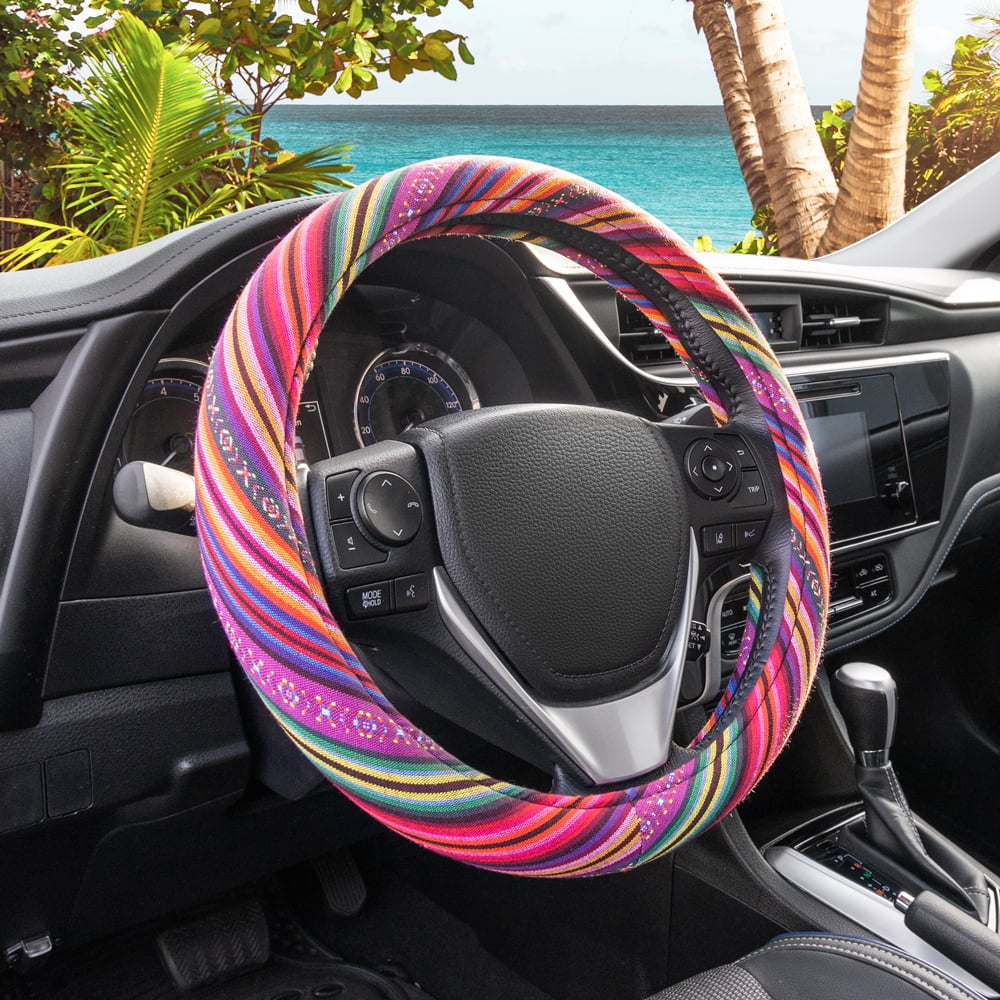 Bohemian steering wheel cover discount