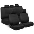 thumbnail image 1 of BDK PolyPro Seat Covers Full Set in Solid Black – Front and Rear Split Bench Covers, Easy to Install for Auto Trucks Van SUV Car, 1 of 11