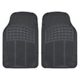 thumbnail image 1 of BDK ProLiner Front Rubber Car Floor Mats, 2-Piece All-Weather Capture Ridges, Universal Trim-to-Fit Heavy Duty, for Car Truck SUV Van, Black, 1 of 6