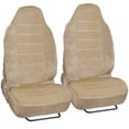 thumbnail image 1 of BDK Regal Car Seat Covers, Dotted Cloth 2 Piece Premium High Back Seat Covers, 1 of 7