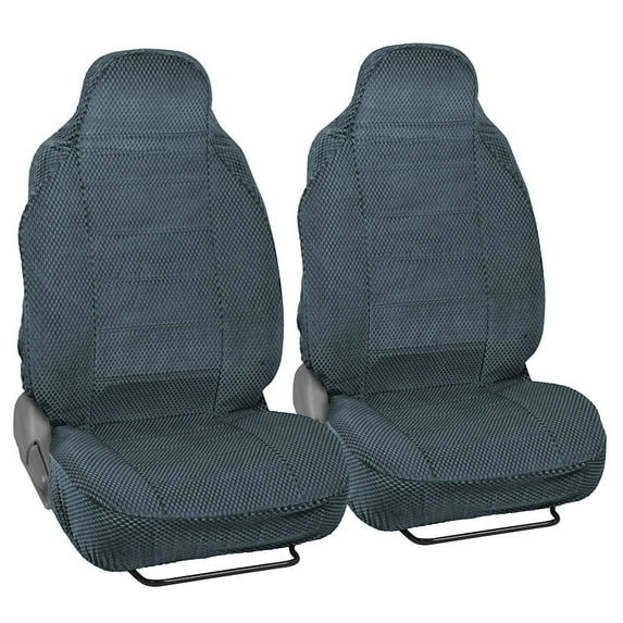 BDK Scottsdale Car Seat Covers, Premium Cloth Front Pair, 2pc, For Car/SUV