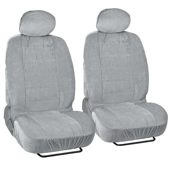 BDK Scottsdale Car Seat Covers, Premium Cloth Front Pair, 4pc, For Car/SUV