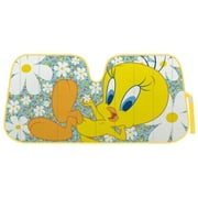 BDK Tweety Bird Front Windshield Auto Shade, Accordion Folding Auto Sunshade for Car Truck SUV-Blocks UV Rays Sun Visor Protector, Keeps Your Vehicle Cool-58 x 27 Inch