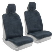 BDK UltraFit Car Seat Towel Cover, 2 Pack Waterproof Sweat Protector, Ideal for Gym, Swimming, Surfing & Running, Universal Fit for Auto Truck, Van and SUV