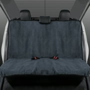 BDK UltraFit Car Seat Towel Cover Rear Bench with Black Trim Waterproof Machine Washable Sweat Protector Ideal for Gym Swimming Surfing Running Crossfit Universal Fit for Auto Truck Van and SUV