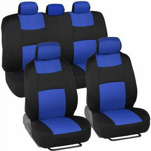 BDK Universal Full Set of Deluxe Low Back Car Seat Covers, Universal Fit for Car, Truck, SUV or