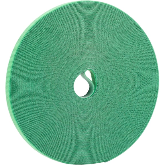 BDKWID-1/2 Inch Reusable fastening Cable Ties Double Sided Hook and Loop tape Cable Management Tape (Green 25Yards)