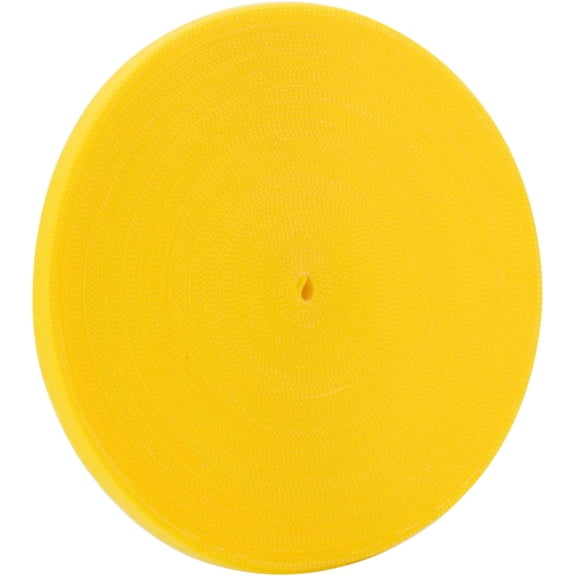 BDKWID-1/2 Inch Reusable fastening Cable Ties Double Sided Hook and Loop tape Cable Management Tape (Yellow 25Yards)