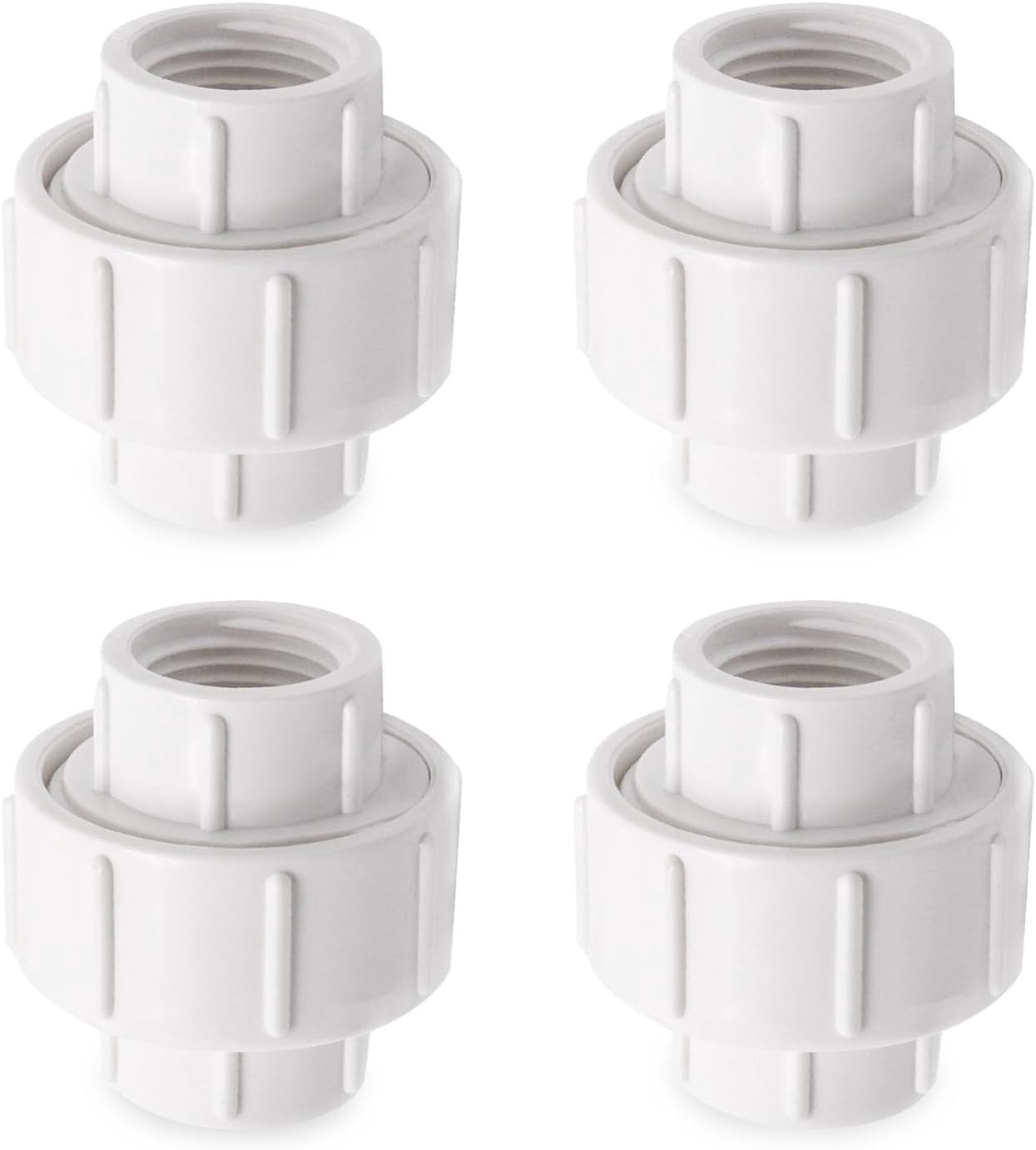 Union Thread Pvc BDKWID-1/2 inch PVC Pipe Union Fittings, PVC Connectors Female Thread ...